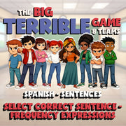 Select Correct Sentence - Frequency Expressions BIG TERRIBLE GAME - Spanish