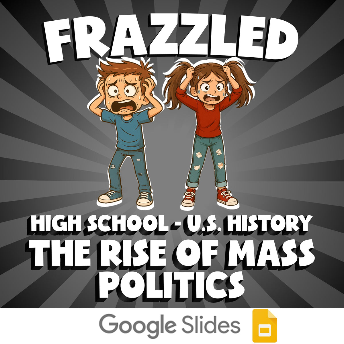 The Rise of Mass Politics FRAZZLED U.S. History Game - No Prep Review Activity