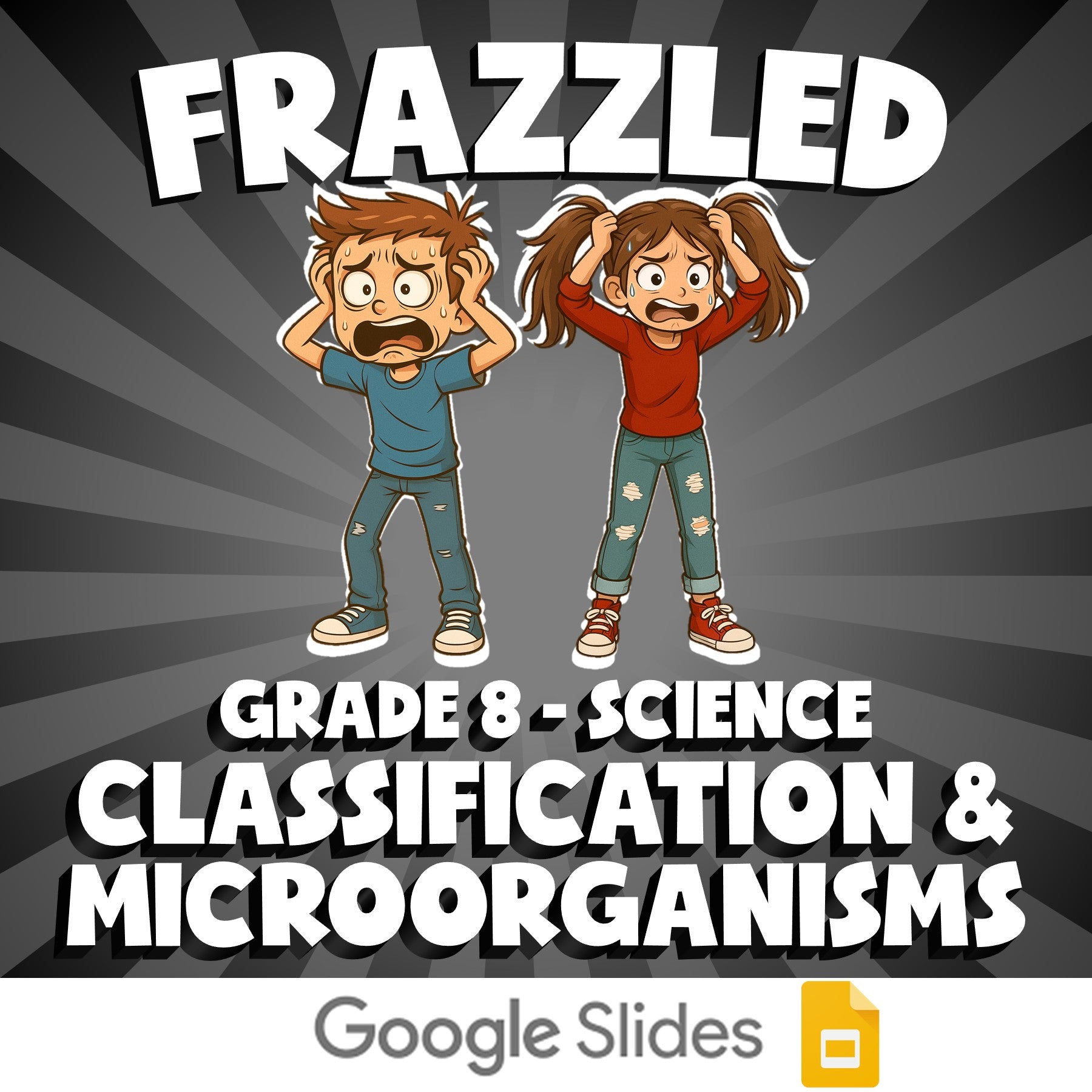 Classification & Microorganisms FRAZZLED Science Game - No Prep Grade 8 Review