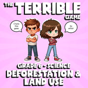 Deforestation & Land Use THE TERRIBLE GAME - No Prep Grade 6 Science Review