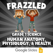 Human Anatomy, Physiology, & Health FRAZZLED Science Game - No Prep Grade 7
