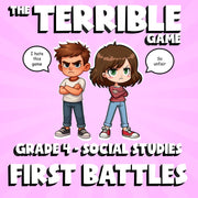 First Battles THE TERRIBLE GAME - No Prep Grade 4 Socials Review Activity