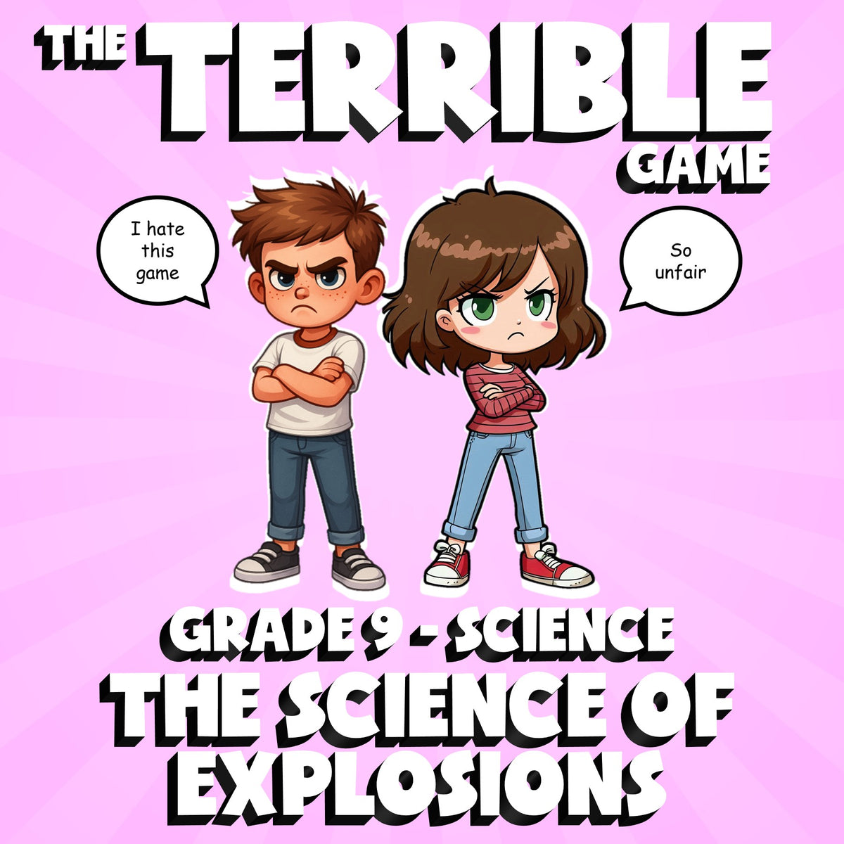 The Science of Explosions THE TERRIBLE GAME - No Prep Grade 9 Science Review