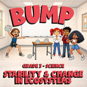 Stability & Change in Ecosystems BUMP Science Game - No Prep Grade 3 Review