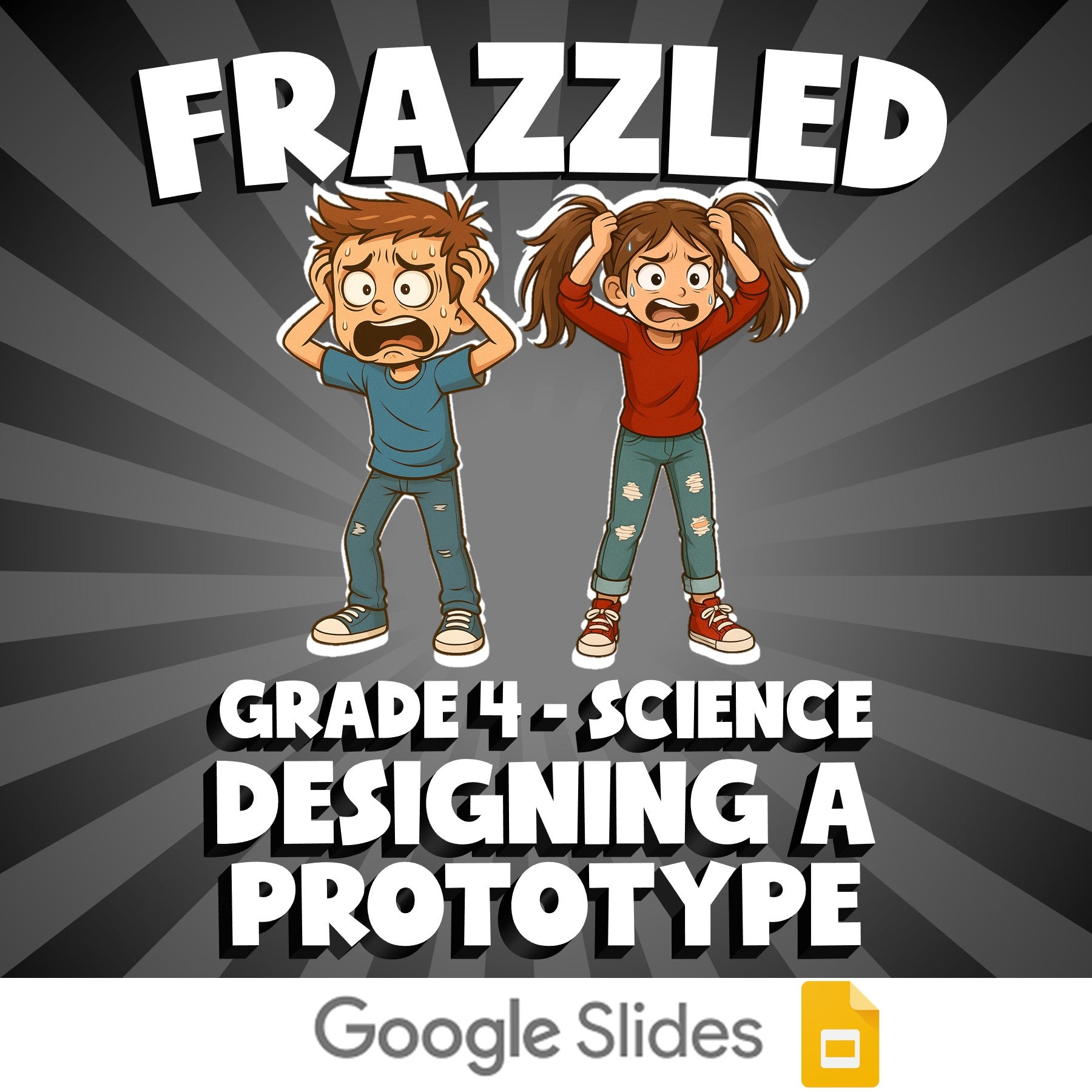 Designing a Prototype FRAZZLED Science Game - No Prep Grade 4 Review Activity