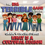 What Is a Cultural Region BIG TERRIBLE GAME - No Prep Grade 4 Socials Review