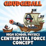 Centripetal Force Concept GRUDGEBALL Science Game - No Prep Physics Review