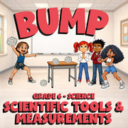 Scientific Tools & Measurements BUMP Science Game - No Prep Grade 6 Review