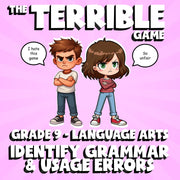 Identify Grammar & Usage Errors THE TERRIBLE GAME - No Prep Grade 9 ELA Review