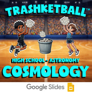 Cosmology TRASHKETBALL Science Game - No Prep Astronomy Review Activity