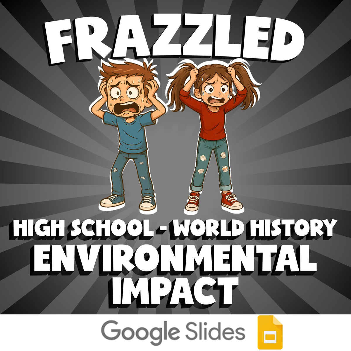 Environmental Impact FRAZZLED Game - No Prep World History Review Activity