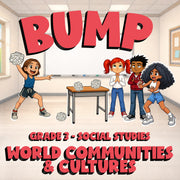 World Communities & Cultures BUMP Socials Game - No Prep Grade 3 Review Activity