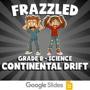 Continental Drift FRAZZLED Science Game - No Prep Grade 8 Review Activity