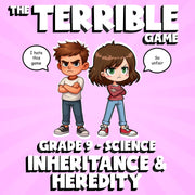 Inheritance & Heredity THE TERRIBLE GAME - No Prep Grade 9 Science Review