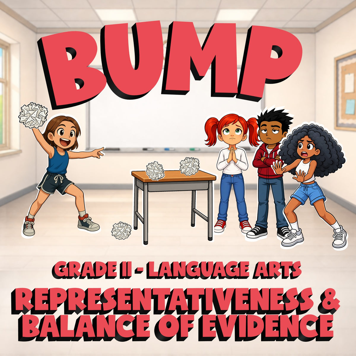 Representativeness & Balance of Evidence BUMP ELA Game - No Prep Grade 11 Review