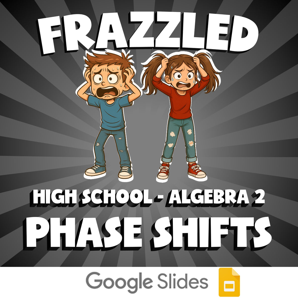 Phase Shifts FRAZZLED Math Game - No Prep Algebra 2 Review Activity