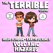Volcanic Hazards THE TERRIBLE GAME - No Prep Earth Science Review Activity