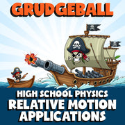 Relative Motion Applications GRUDGEBALL Science Game - No Prep Physics Review