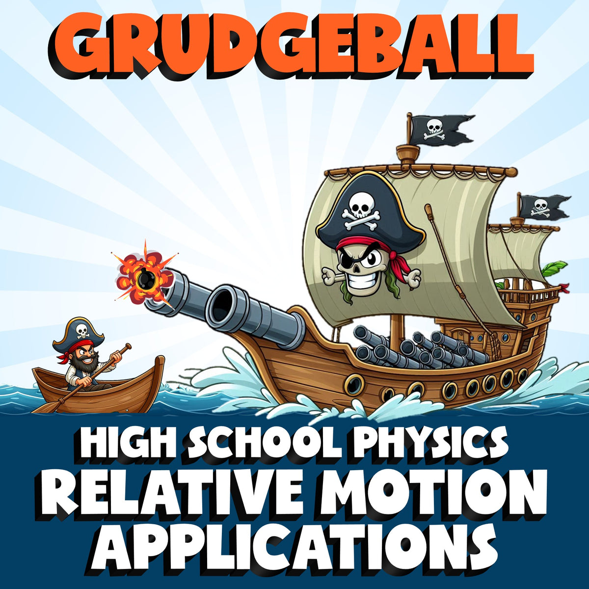 Relative Motion Applications GRUDGEBALL Science Game - No Prep Physics Review
