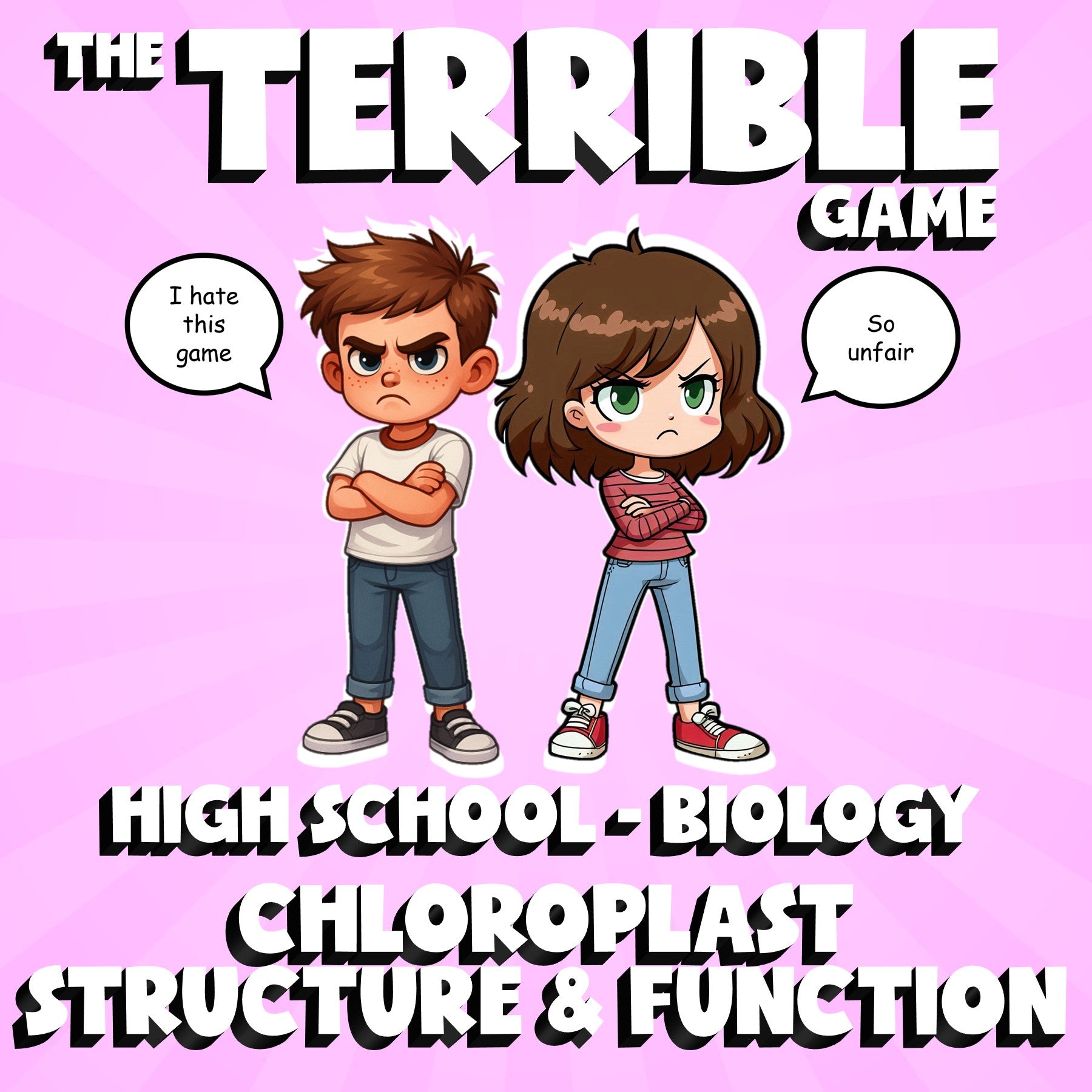 Chloroplast Structure & Function THE TERRIBLE GAME - Biology Science Review