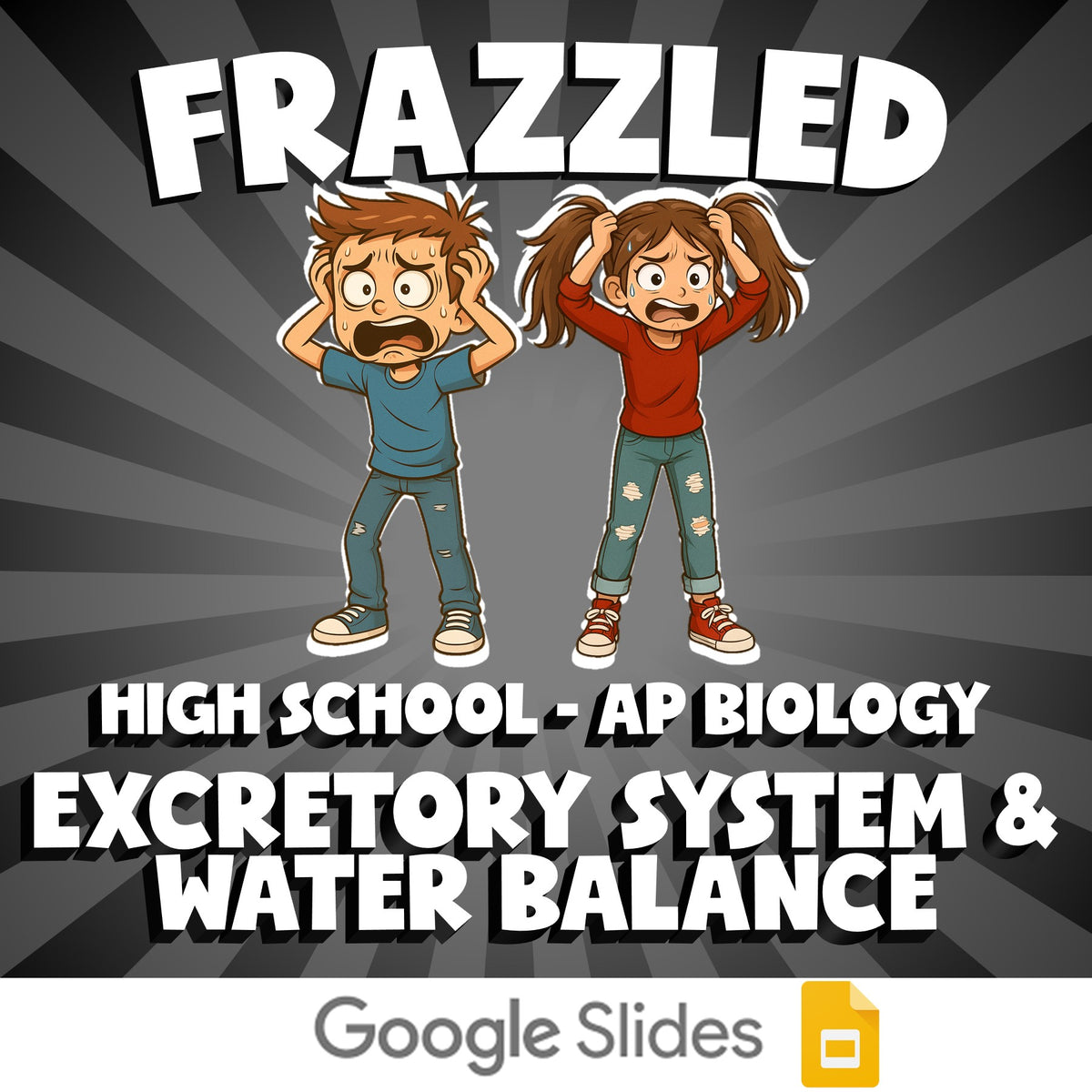 Excretory System & Water Balance FRAZZLED Science Game - No Prep AP Biology