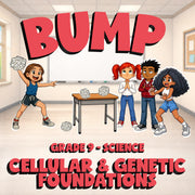 Cellular & Genetic Foundations BUMP Science Game - No Prep Grade 9 Review