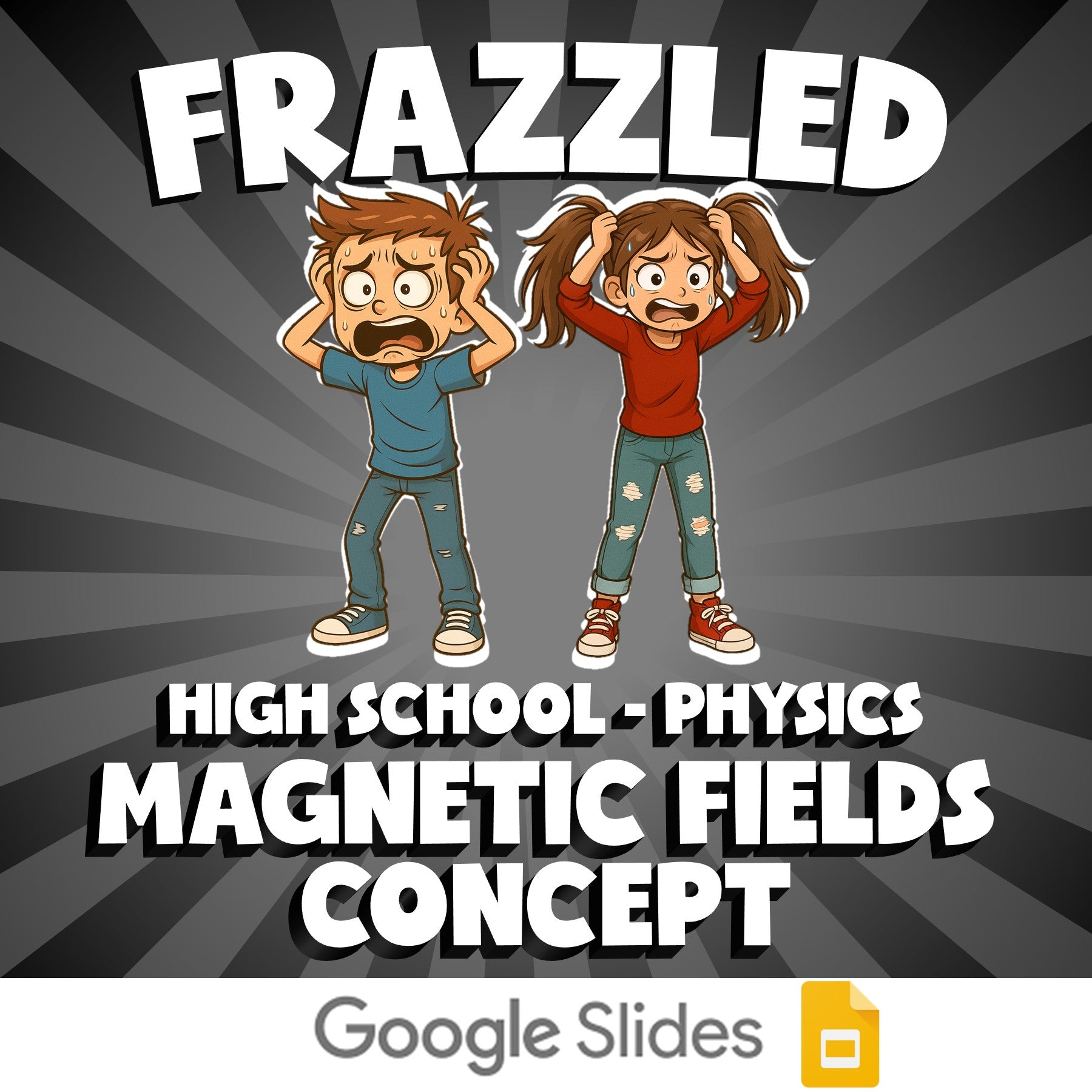 Magnetic Fields Concept FRAZZLED Science Game - No Prep Physics Review Activity