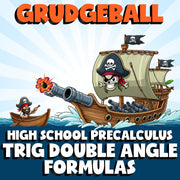 Trig Double Angle Formulas GRUDGEBALL Math Game - No Prep PreCalculus Review