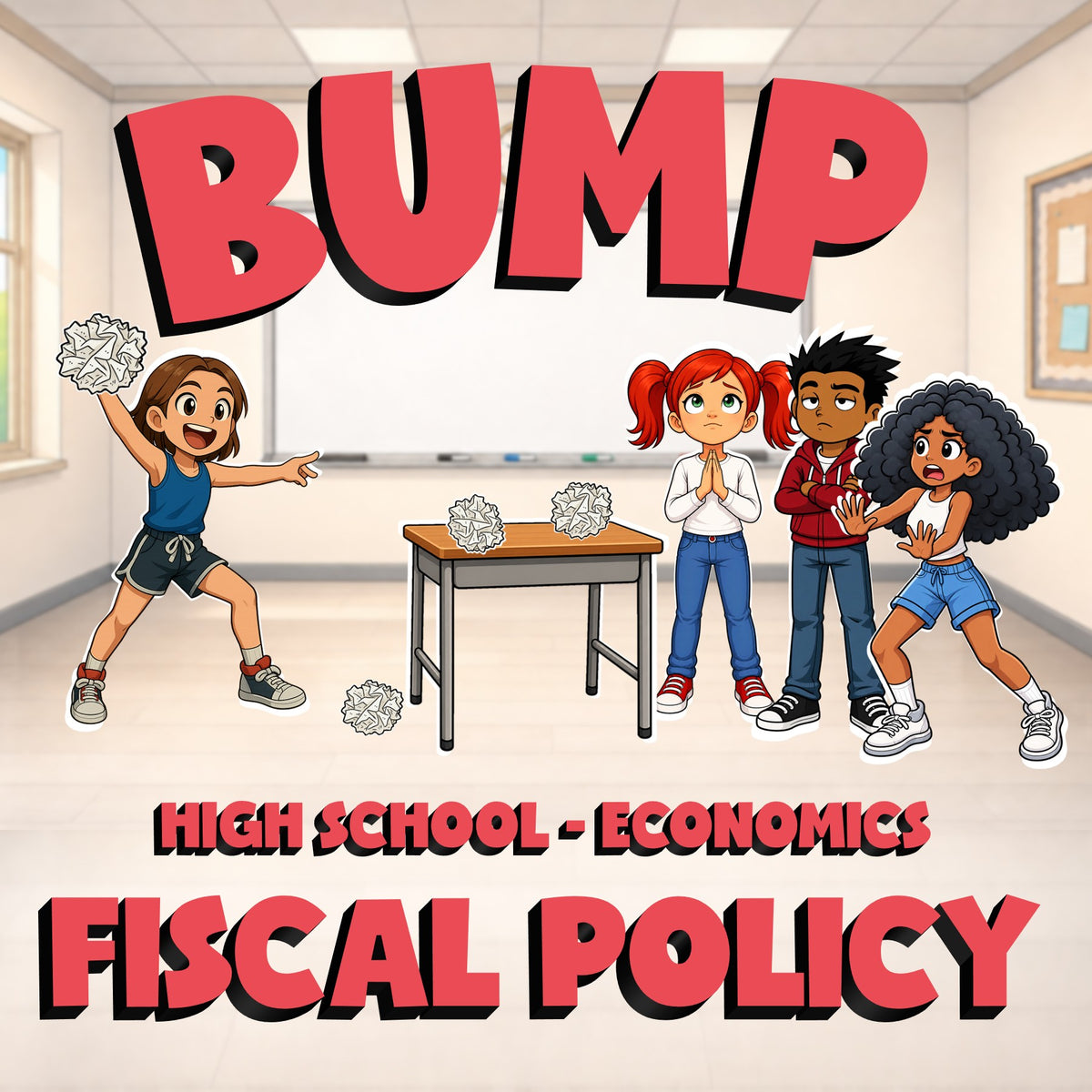 Fiscal Policy BUMP Economics Game - No Prep Review Activity