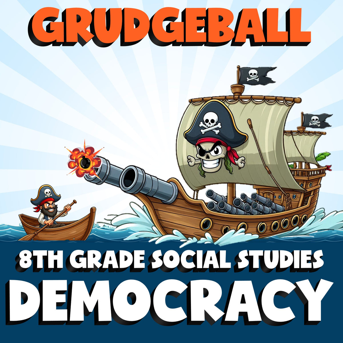 Democracy GRUDGEBALL Socials Game - No Prep Grade 8 Review Activity