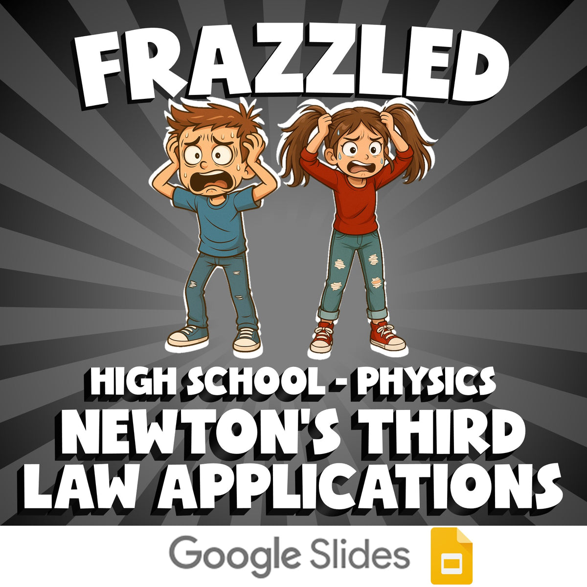 Newton’s Third Law Applications FRAZZLED Science Game - No Prep Physics Review