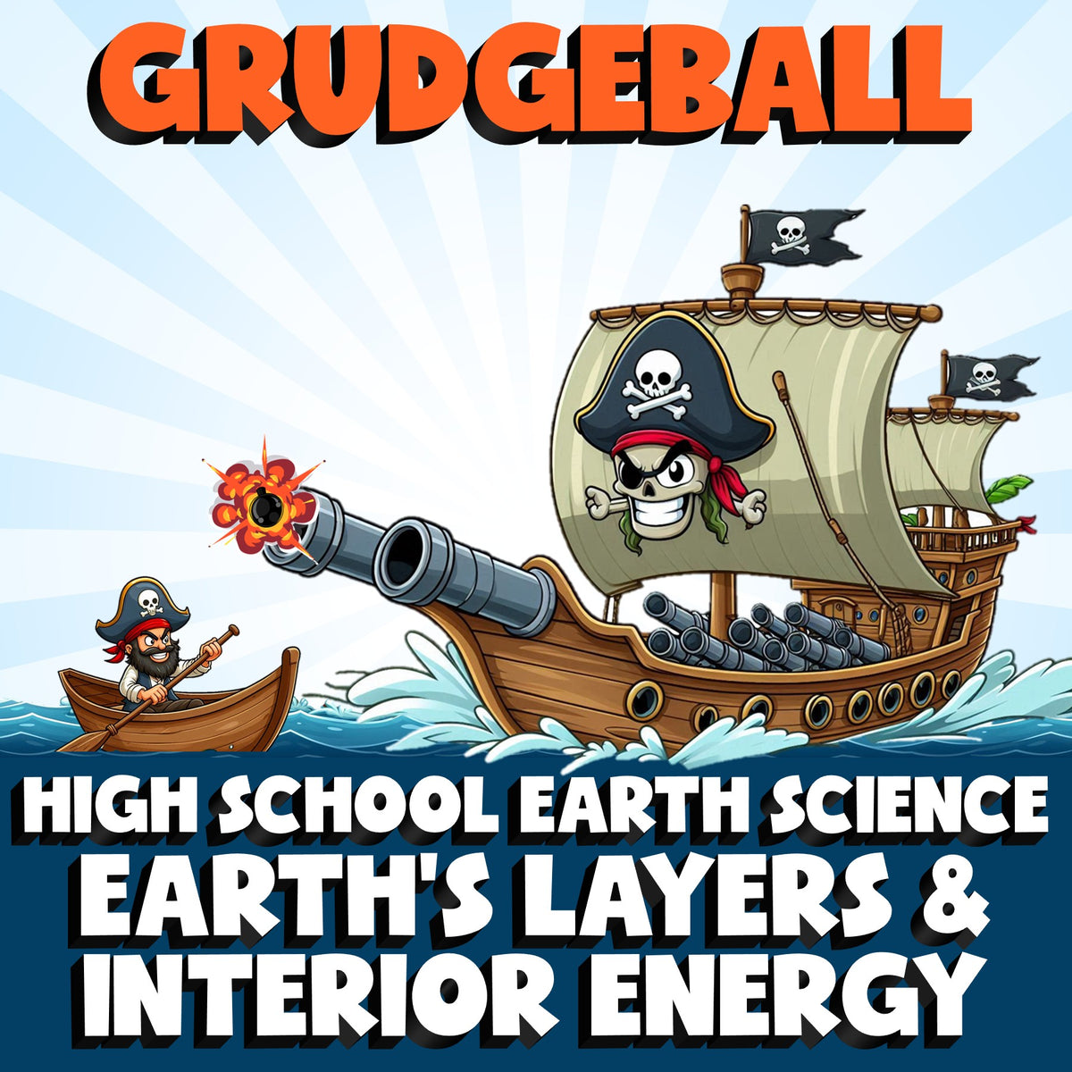 Earth’s Layers & Interior Energy GRUDGEBALL Game - No Prep Earth Science Review