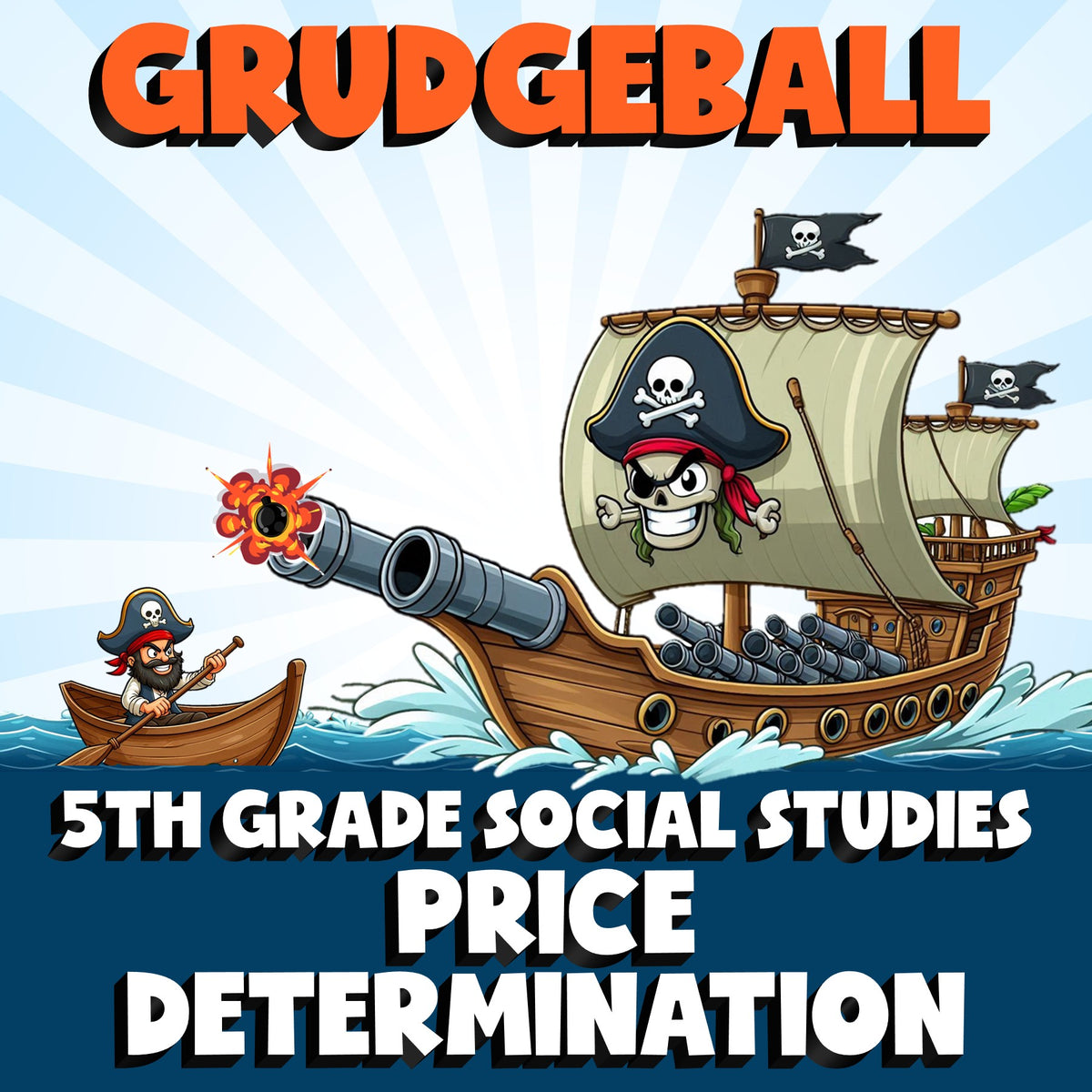 Price Determination GRUDGEBALL Socials Game - No Prep Grade 5 Review Activity