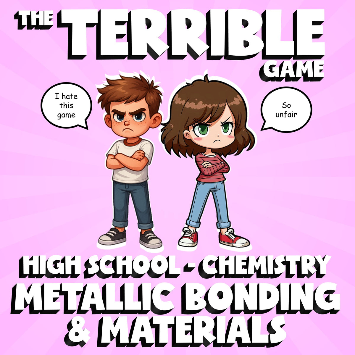 Metallic Bonding & Materials THE TERRIBLE GAME - Chemistry Science Review
