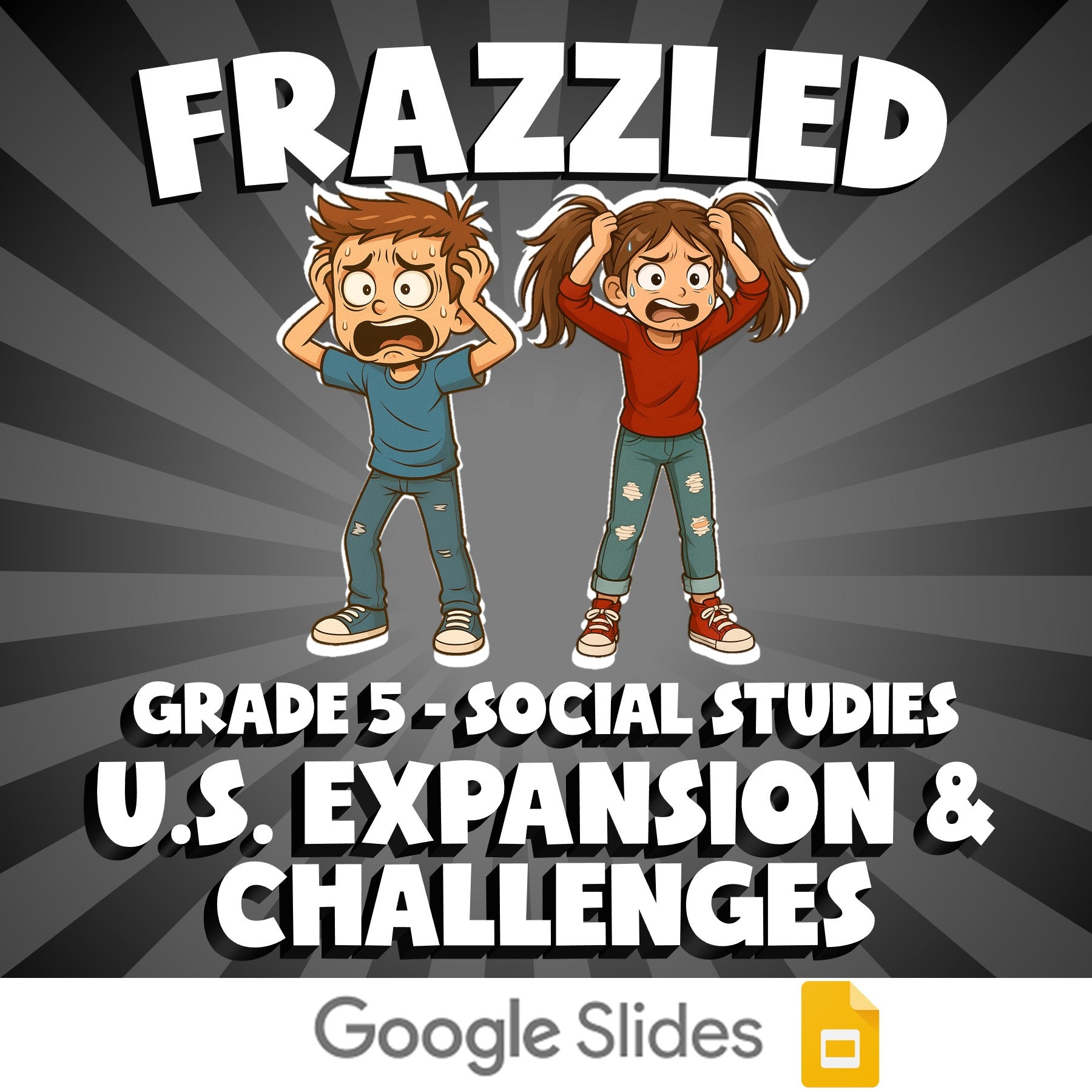 U.S. Expansion & Challenges FRAZZLED Socials Game - No Prep Grade 5 Review