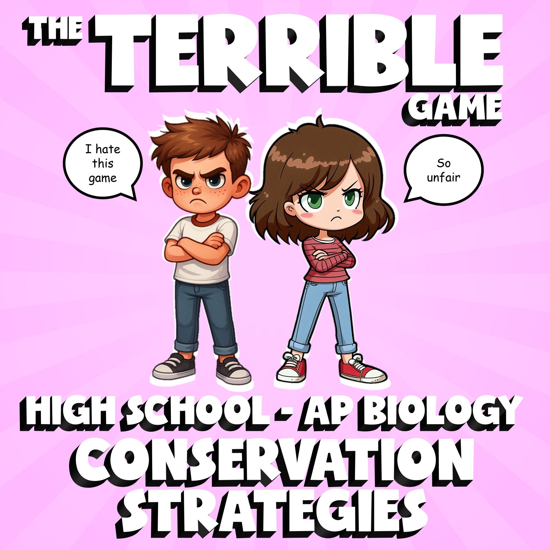 Conservation Strategies THE TERRIBLE GAME - No Prep AP Biology Science Review