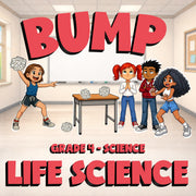 Life Science BUMP Science Game - No Prep Grade 4 Review Activity