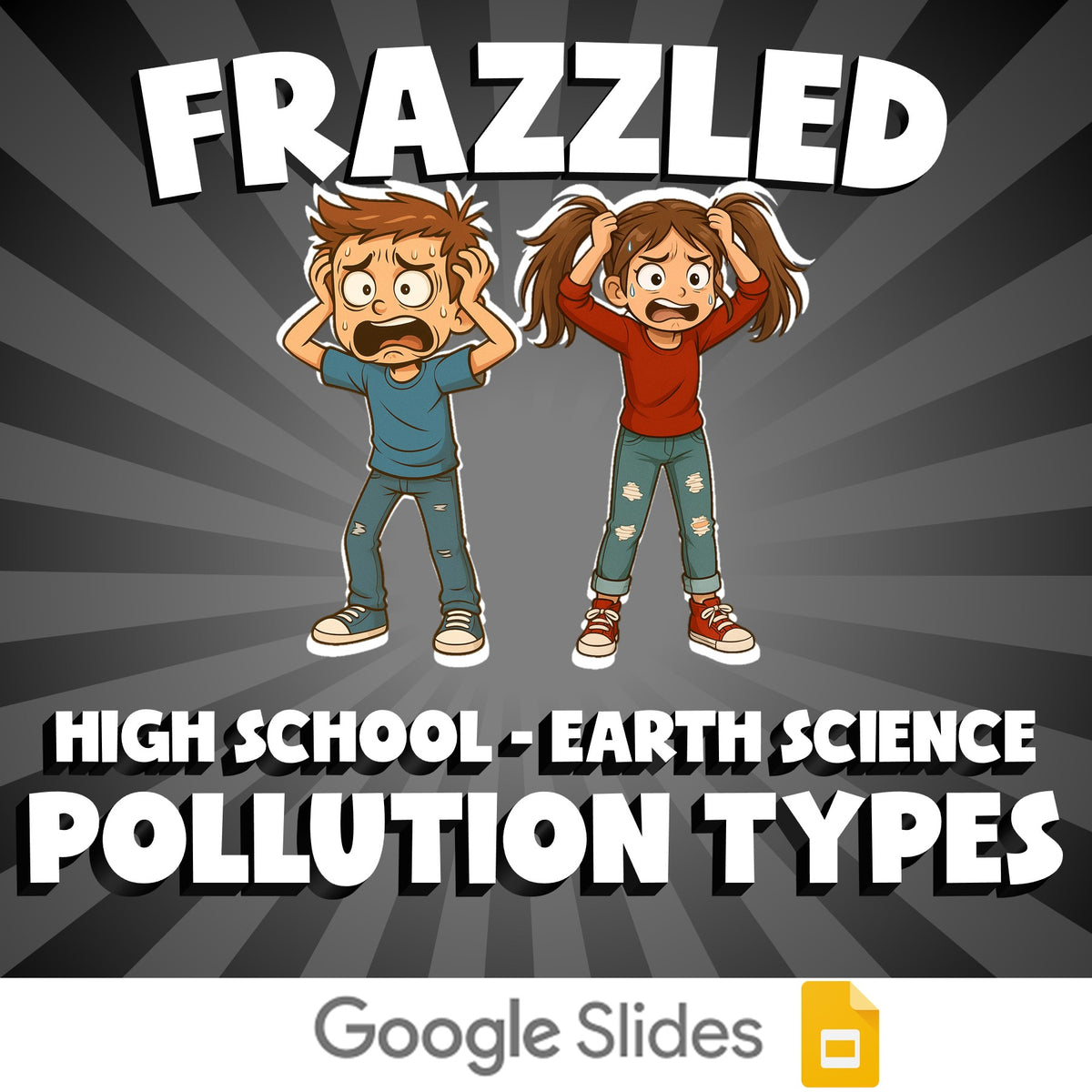 Pollution Types FRAZZLED Game - No Prep Earth Science Review Activity