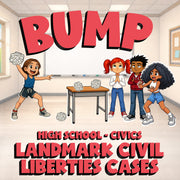 Landmark Civil Liberties Cases BUMP Civics Game - No Prep Review Activity