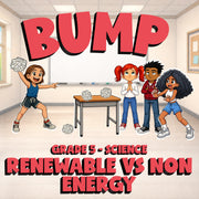 Renewable vs Non Energy BUMP Science Game - No Prep Grade 5 Review Activity