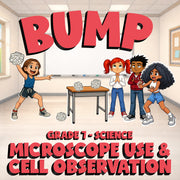 Microscope Use & Cell Observation BUMP Science Game - No Prep Grade 7 Review