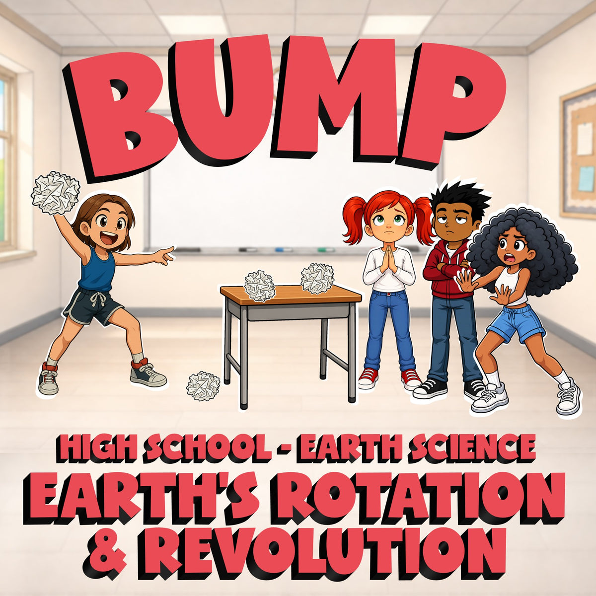 Earth’s Rotation & Revolution BUMP Game - No Prep Earth Science Review Activity