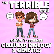 Cellular Biology & Genetics THE TERRIBLE GAME - No Prep Grade 7 Science Review