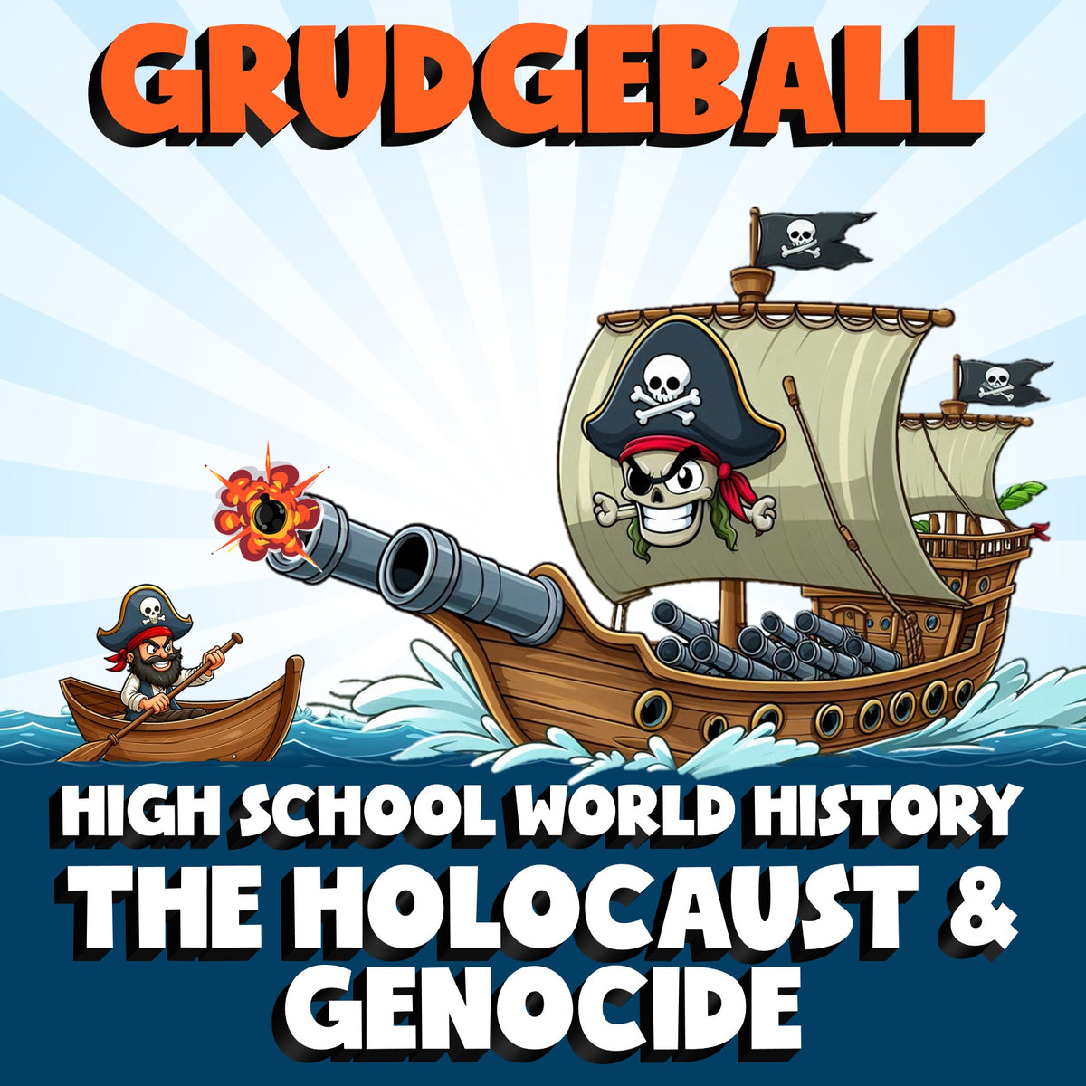 The Holocaust & Genocide GRUDGEBALL Game - No Prep World History Review Activity