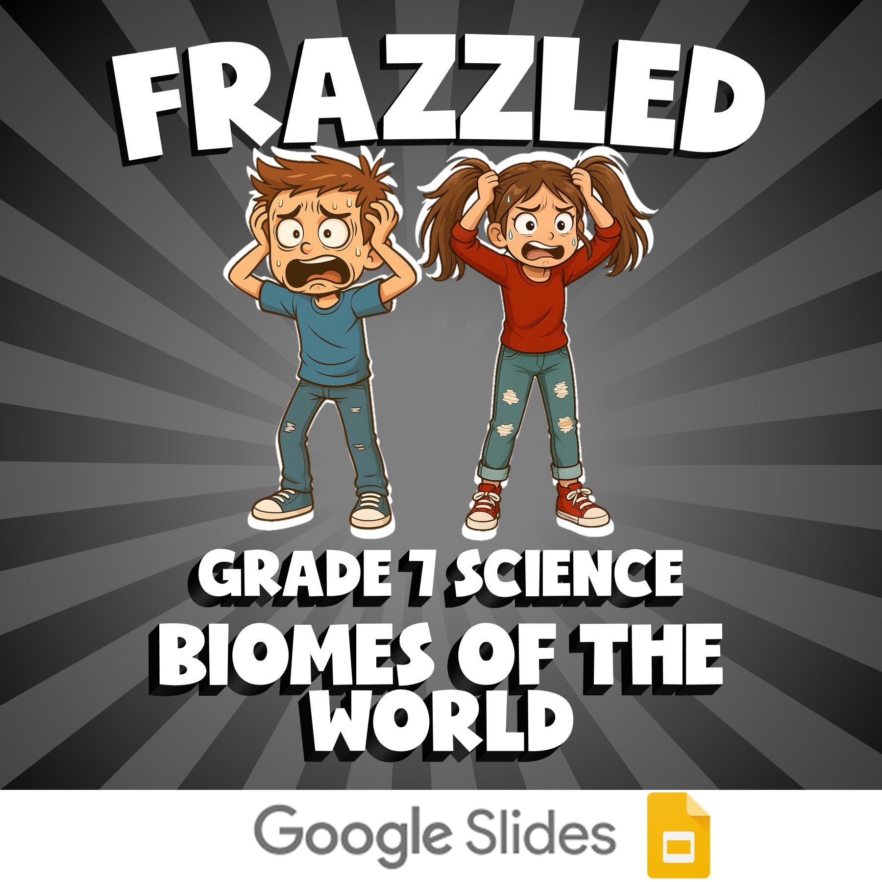 Biomes of the World FRAZZLED Science Game - No Prep Grade 7 Review Activity