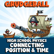 Connecting Position & Time GRUDGEBALL Science Game - No Prep Physics Review