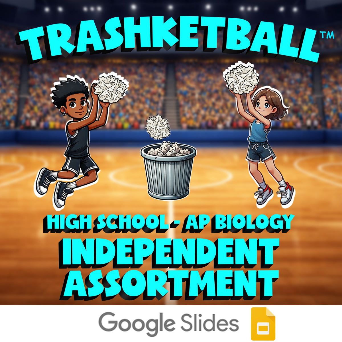 Independent Assortment TRASHKETBALL Science Game - No Prep AP Biology Review