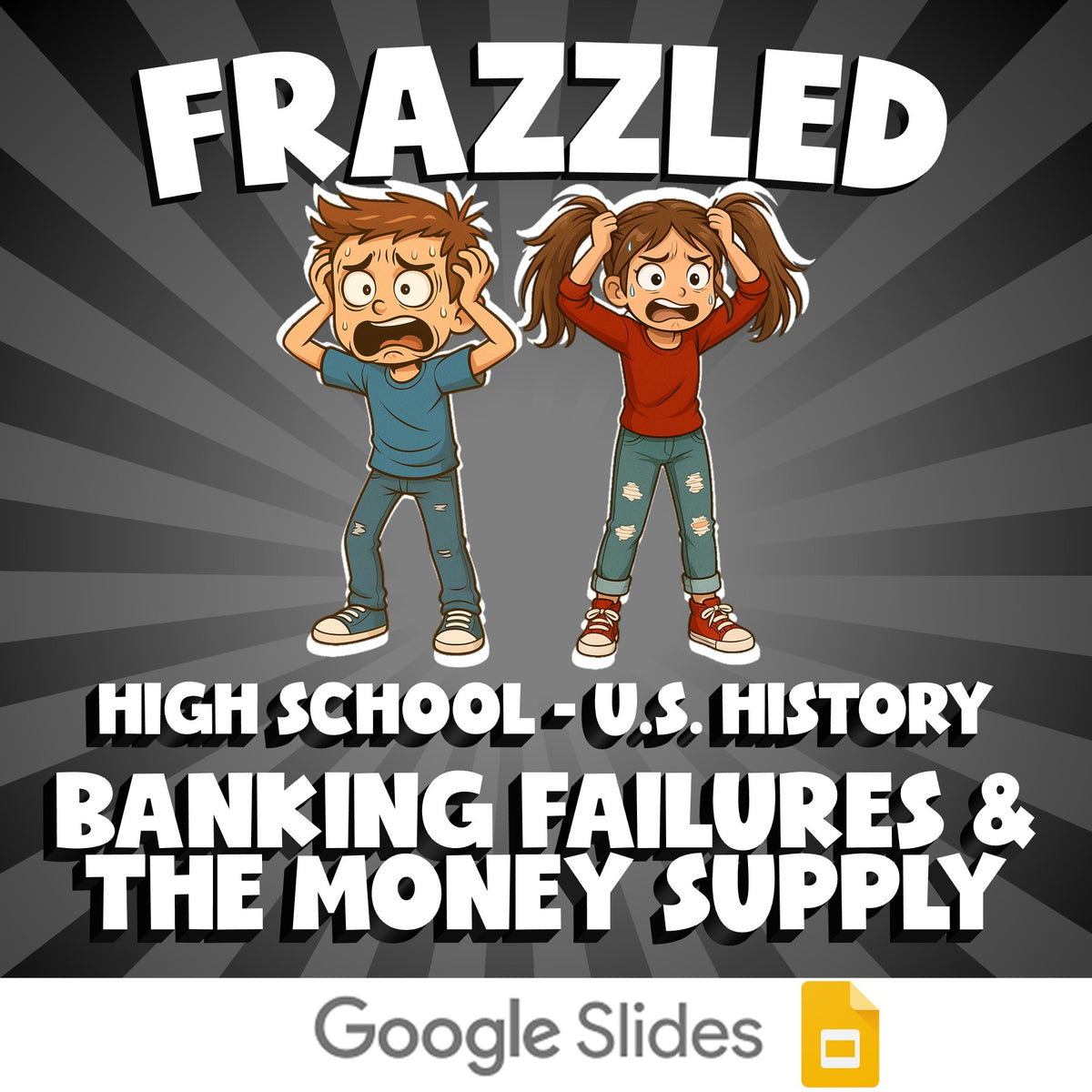Banking Failures & the Money Supply FRAZZLED U.S. History Game - No Prep Review