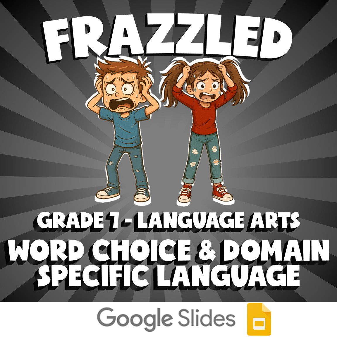 Word Choice & Domain Specific Language FRAZZLED ELA Game - No Prep Grade 7