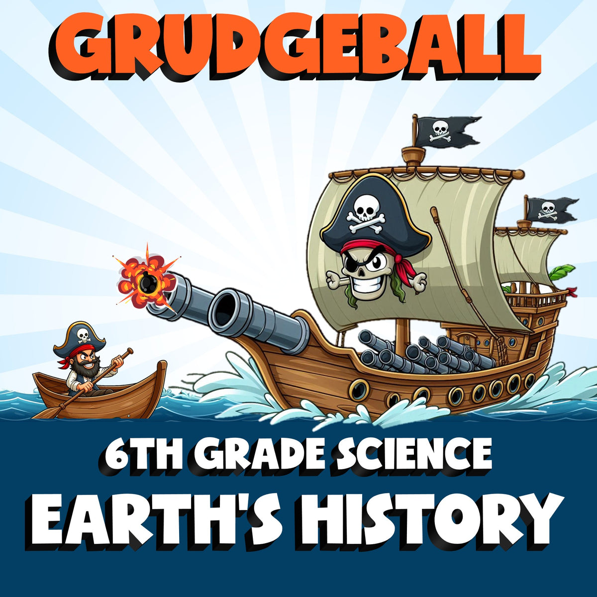 Earth’s History GRUDGEBALL Science Game - No Prep Grade 6 Review Activity